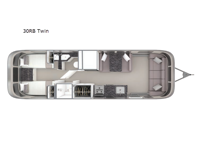 Classic 30RB Twin Floorplan Image