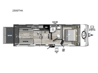 Ozark 2500THKX Floorplan Image