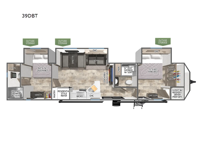 Puma Destination 39DBT Floorplan Image