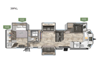 Puma Destination 39FKL Floorplan Image