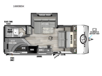 Ozark 1680BSK Floorplan Image