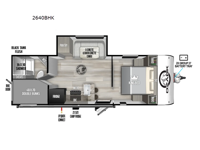 Ozark 2640BHK Floorplan Image