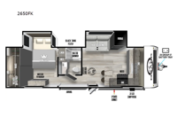 Ozark 2650FK Floorplan Image