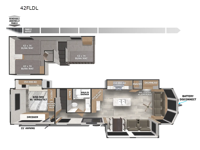 Wildwood Grand Lodge 42FLDL Floorplan Image