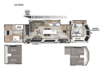 Wildwood Grand Lodge 42VIEW Floorplan Image