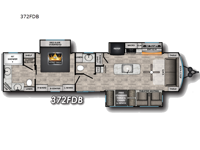 Hampton 372FDB Floorplan Image