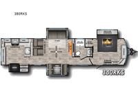 Hampton 380RKS Floorplan Image