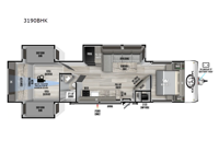 Ozark 3190BHK Floorplan Image