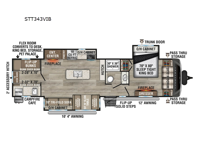 SportTrek Touring Edition STT343VIB Floorplan Image