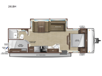 Super Lite 261BH Floorplan Image