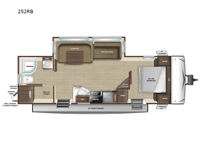 Super Lite 252RB Floorplan Image