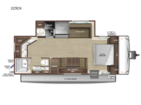 Super Lite 225CK Floorplan Image