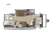 Super Lite 241BH Floorplan Image