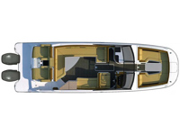 SDX 290 Outboard Floorplan Image