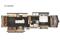 Mobile Suites MS 36RSSB3 Floorplan Image