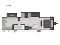 Springdale 310BR Floorplan Image