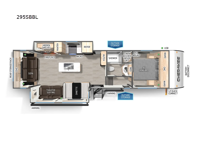 Cherokee Black Label 295SBBL Floorplan Image