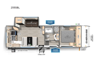 Cherokee Black Label 255SBL Floorplan Image