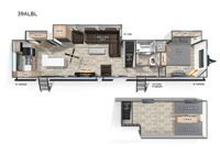 Cherokee Black Label 39ALBL Floorplan Image