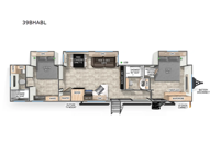 Cherokee Black Label 39HBABL Floorplan Image