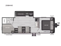 Springdale 250BHWE Floorplan Image