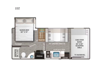 Chateau ESpec Essential 22Z Chevy Floorplan Image