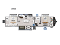 Ahara 390DS Floorplan Image