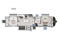 Ahara 390DS Floorplan