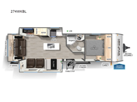 Cherokee Black Label 274WKBL Floorplan Image