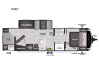 Outback 291BH Floorplan Image