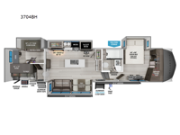 Influence 3704BH Floorplan Image