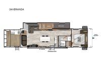 Salem 34VERANDA Floorplan