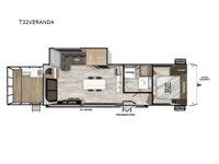 Salem T32VERANDA Floorplan Image