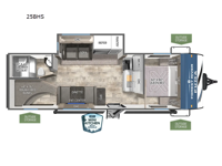 Puma 25BHS Floorplan Image