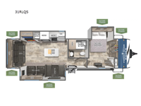 Puma 31RLQS Floorplan Image