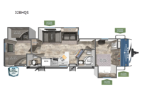 Puma 32BHQS Floorplan Image