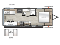 Catalina Summit Series 8 221EPIC Floorplan Image