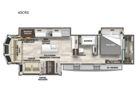 Cedar Creek Cottage 40CRS Floorplan Image