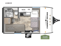 Puma Camping Edition 122BHCE Floorplan Image