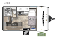 Puma Camping Edition 123RDCE Floorplan Image