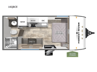 Puma Camping Edition 16QBCE Floorplan Image