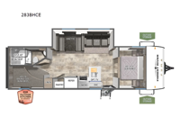 Puma Camping Edition 283BHCE Floorplan Image