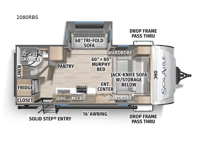 SolAire 2080RBS Floorplan Image