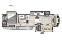 Cedar Creek Cottage 40CCK Floorplan Image