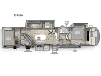 Sierra 3550BH Floorplan Image