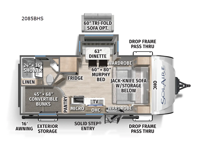 SolAire 2085BHS Floorplan Image