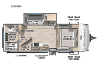 SolAire 2420RBS Floorplan Image