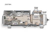 SolAire 3200TSBH Floorplan Image