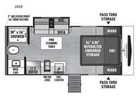 Freedom Express Select 18SE Floorplan Image