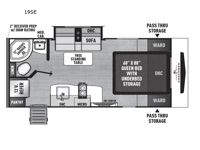 Freedom Express Select 19SE Floorplan Image